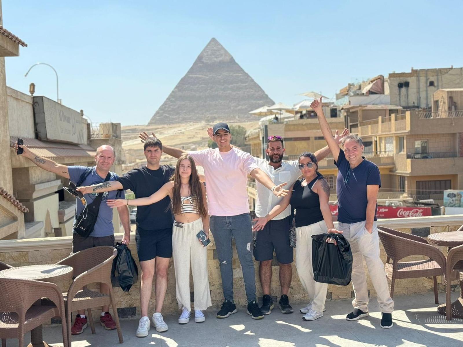 Sphinx Palace Pyramids View Inn Kafret el-Gabal Eksteriør bilde